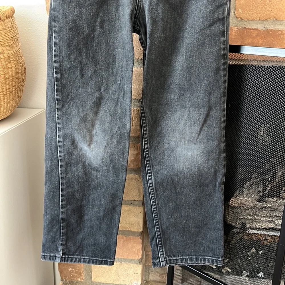 Vintage Levi’s | size 9 Kids Black 550 Relaxed High Waisted Jeans